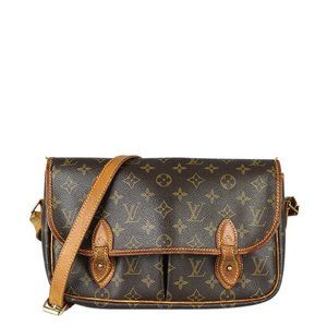 Louis Vuitton Sac Gibeciere MM Monogram Coated Canvas Shoulder Bag 206602